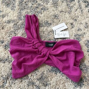 NWT Cider One Shoulder Bandau Top